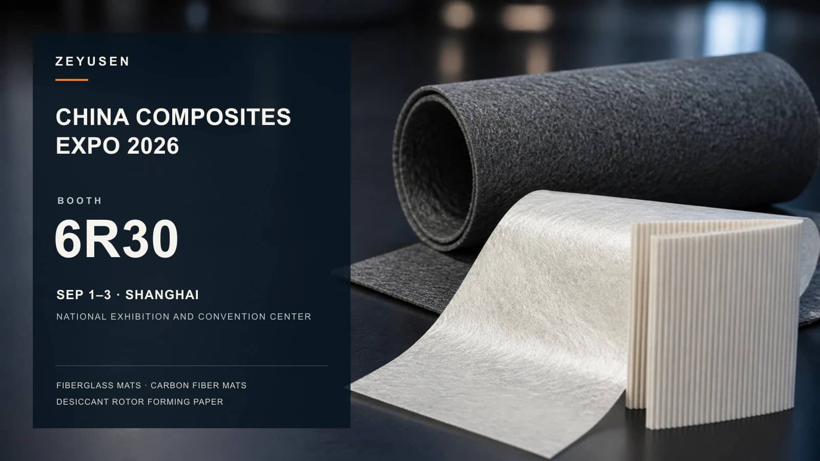 Meet Zeyusen at China Composites Expo 2026, Booth 6R30